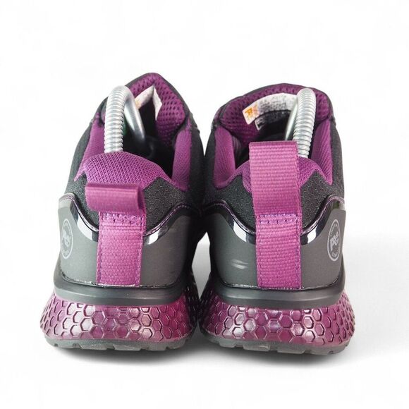Timberland PRO Reaxion Low Composite Work Shoes Black / Purple A8001 Women's 9.5 - Picture 5 of 11